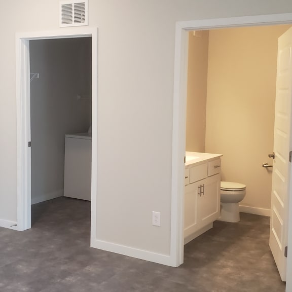 bath and laundry room