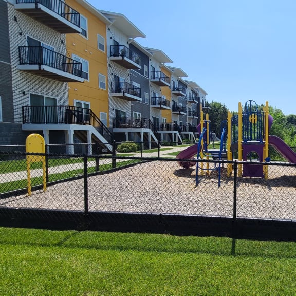 fenced in playground