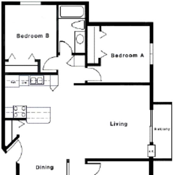 3 bed floor plan