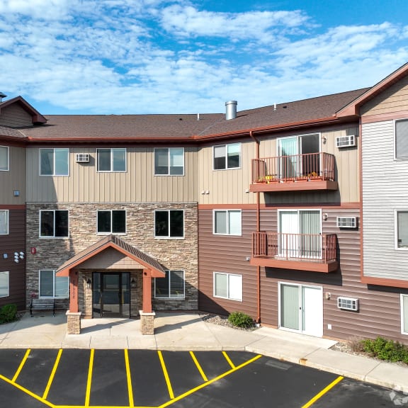 our apartments offer a parking lot in front of our building