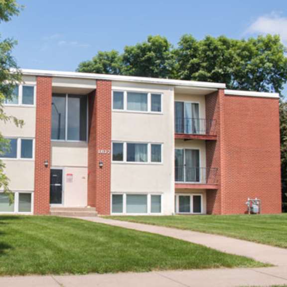 front of building