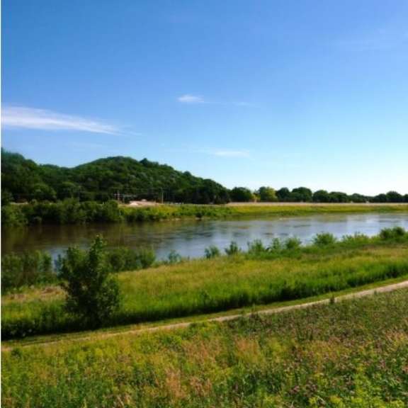 outside pond view