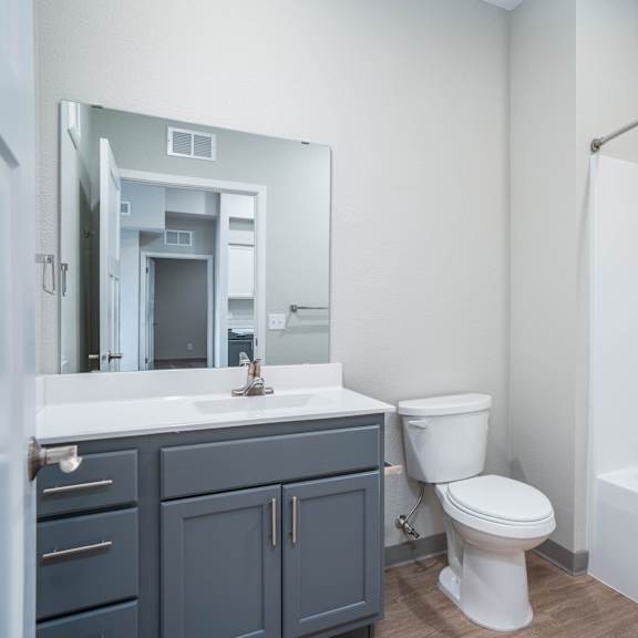 a bathroom with a sink toilet and a shower