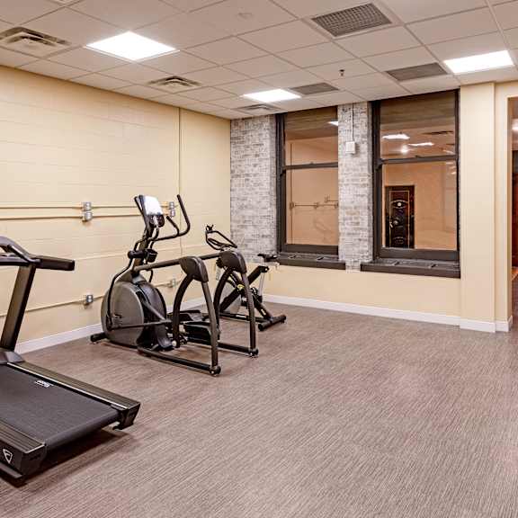 the gym at the inn at the crossroads