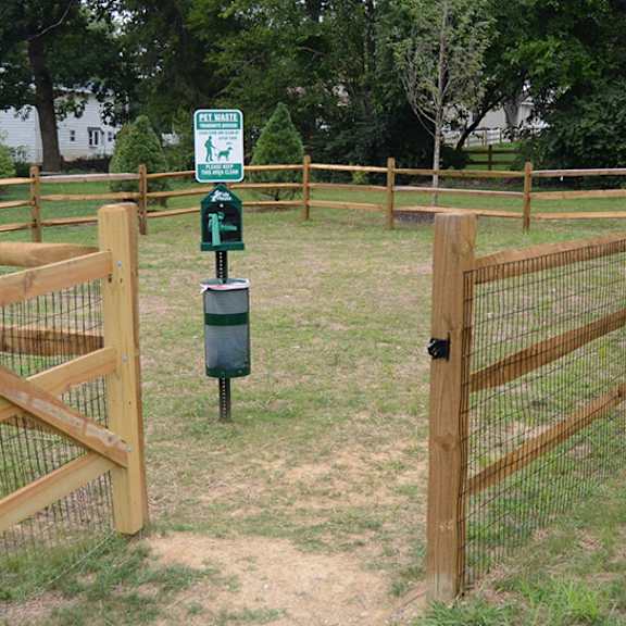 dog park at corner park apartments, 805 e. boot road, west chester, pa