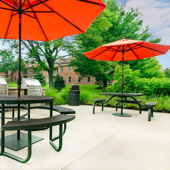 grilling station at chaddwell apartments