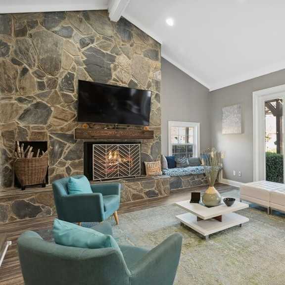 clubhouse lounge area