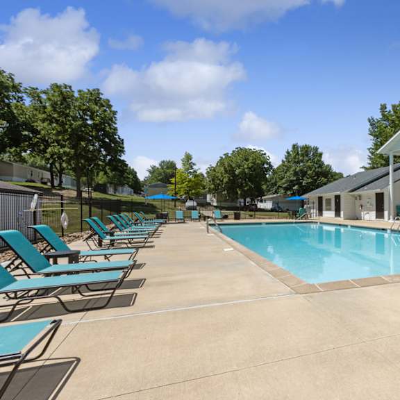 swimming pool at southfork mhc in belton, mo