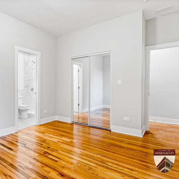 large closet space in large bedrooms
