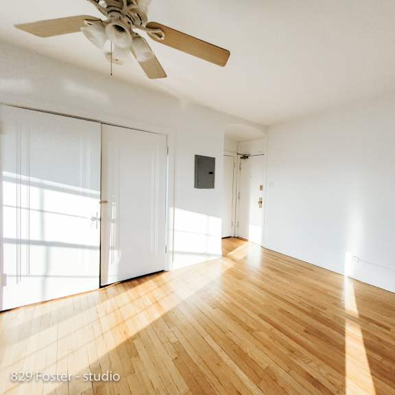 hardwood floors studio kitchen evanston northwestern university