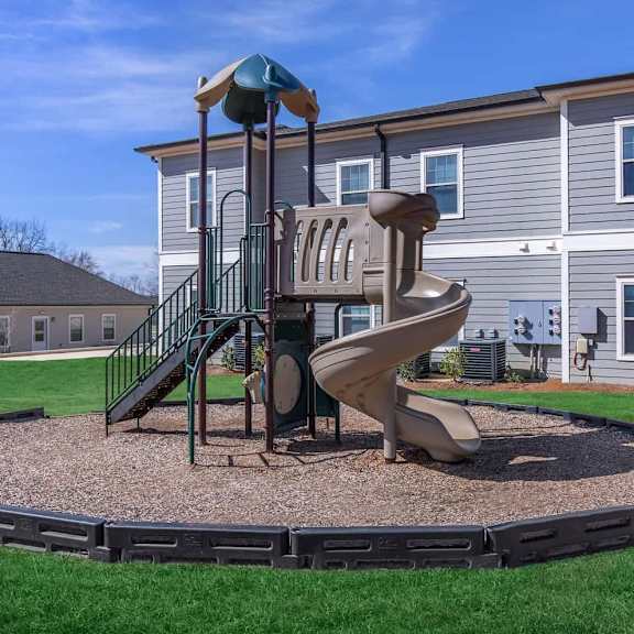 the playground at the apartments for rent