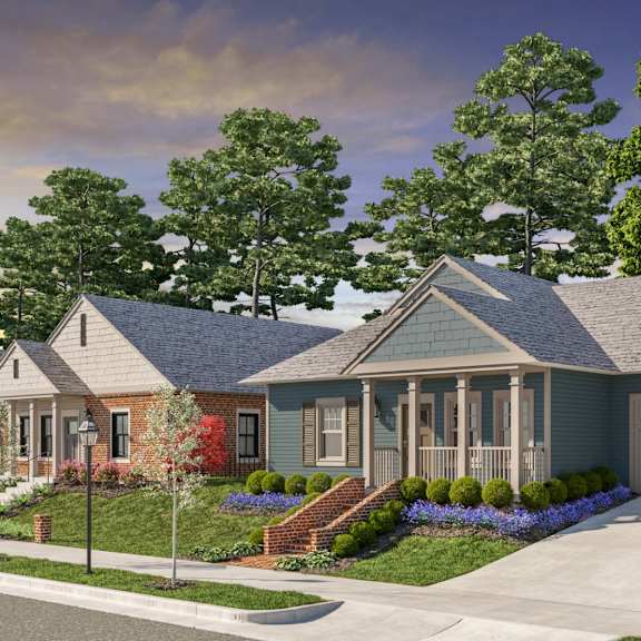 a house with a front yard and a driveway.