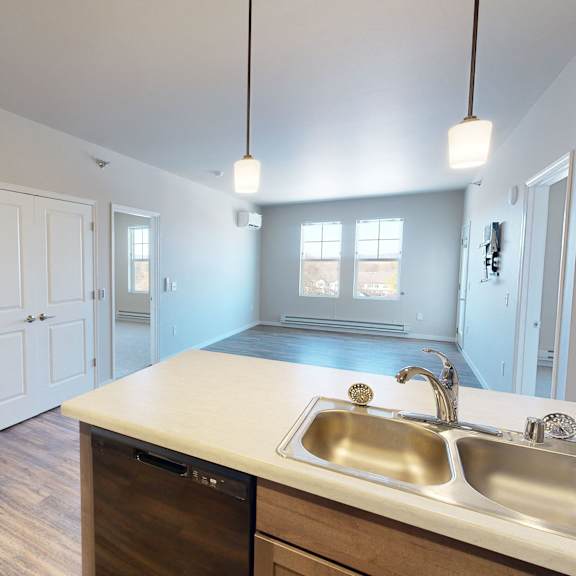 2 bdrm  apartment |  at 5th ward | kitchen view