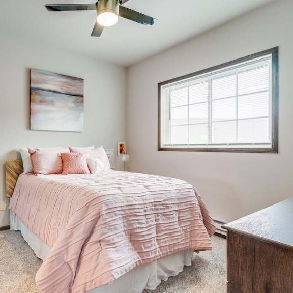 2 bdrm townhome bedroom |  at 5th ward | three sixty
