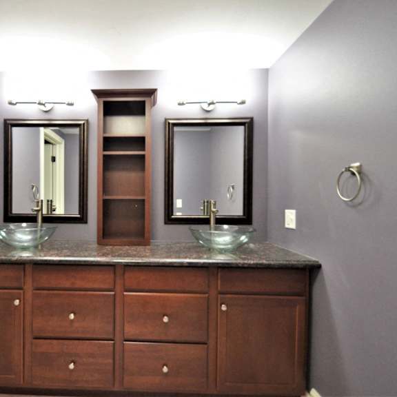 apartment 301 | 1 br | bathroom | double sink | double vanity | three sixty real estate