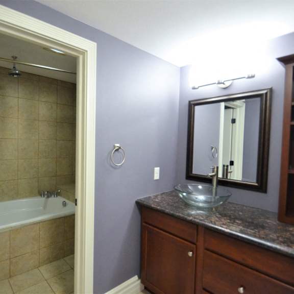 apartment 301 | 1 br | bathroom | double sink | double vanity | three sixty real estate