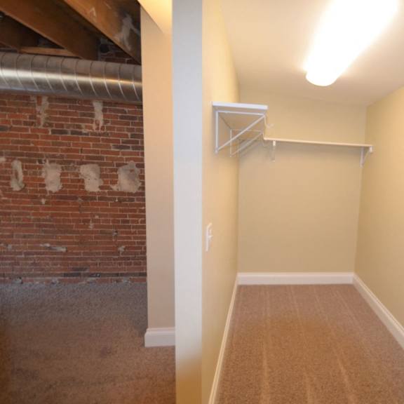 apartment 301 | 1 br | walk-in closet | storage | loft | three sixty real estate