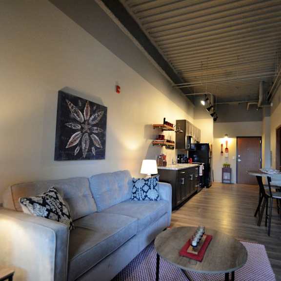 hub | 1 & 2 br | living area | three sixty real estate