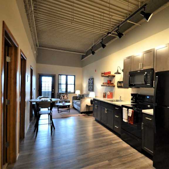 hub | 1 & 2 br | kitchen | three sixty real estate