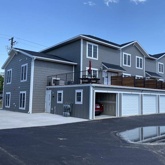 milltown residences exterior garages
