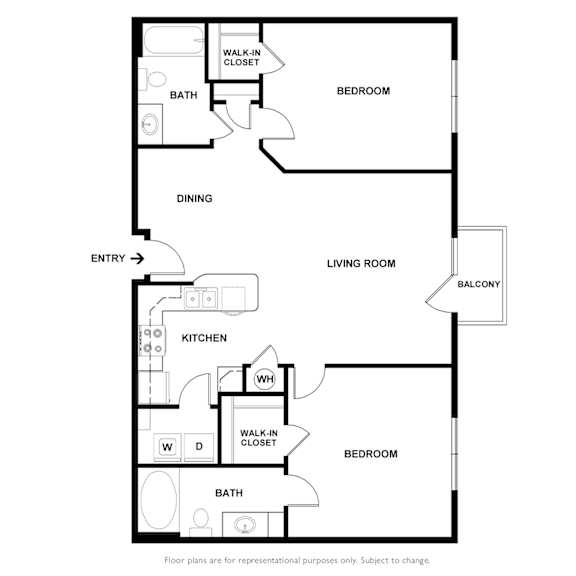 Thumbnail 2 of 2 2 bed 2 bath A at The Lofts at Reynolds Village Apartments, North Carolina