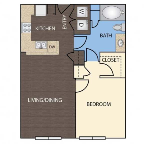 Thumbnail 2 of 2 A1 Floorplan at Republic at Alamo Heights, Texas