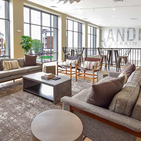 clubhouse at landmark lofts apartments in hilliard ohio