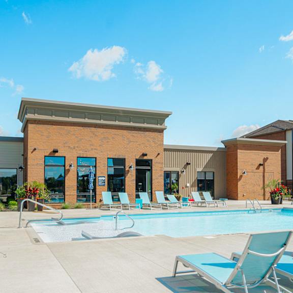 our apartments at the district feature a swimming pool