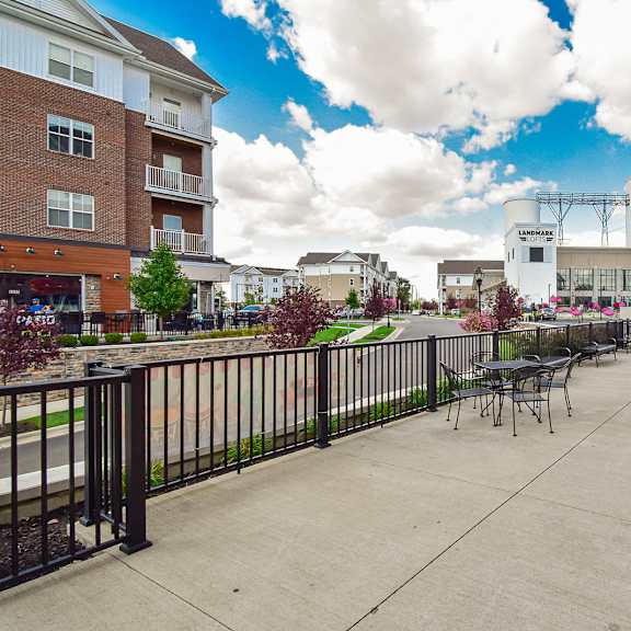 onsite retail at landmark lofts apartments in hilliard ohio