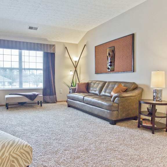 living room at albany commons
