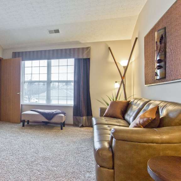 living room at albany commons