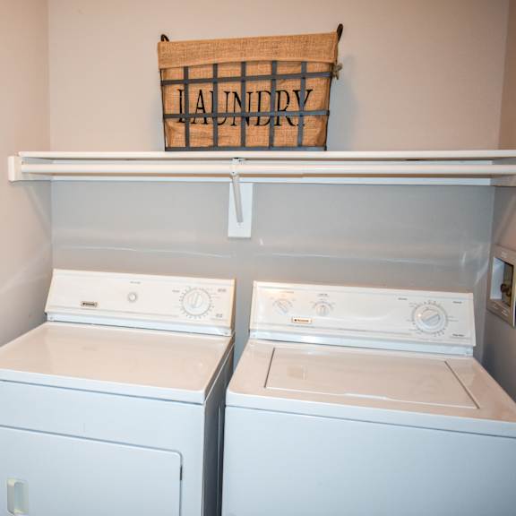 washer and dryer