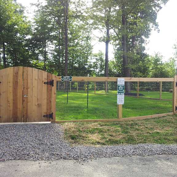 a place for your best friend to play!  ruff!