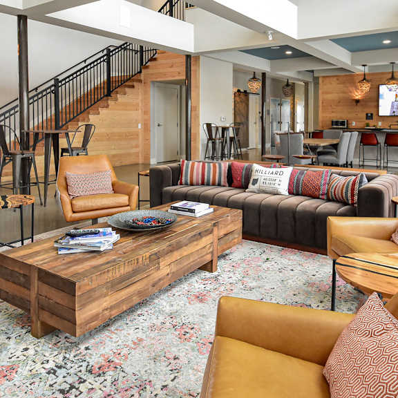 clubhouse at landmark lofts apartments in hilliard ohio