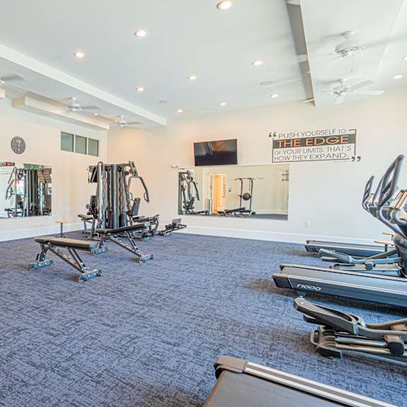 the gym at the preserve at ballantyne commons