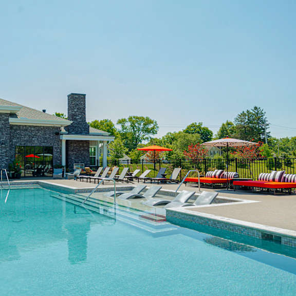 the swimming pool at the resort at governors crossing
