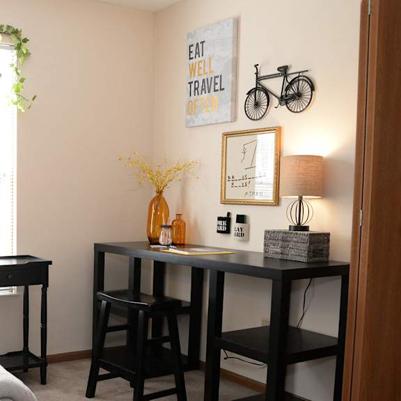 in-unit bedroom