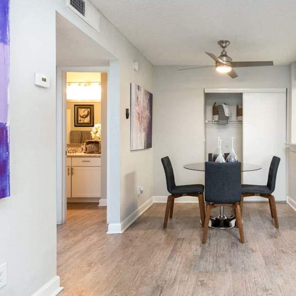 arbour ponds apartments in tampa sequoia floor plan dining area 1x1 750 sq ft