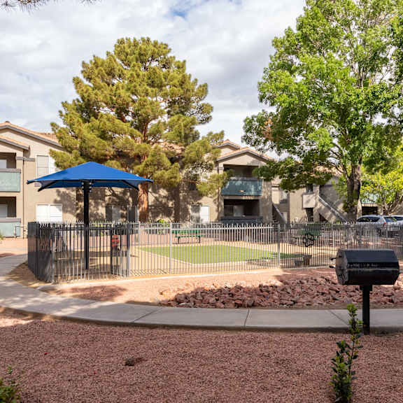 our apartments have a tennis court for residents to play