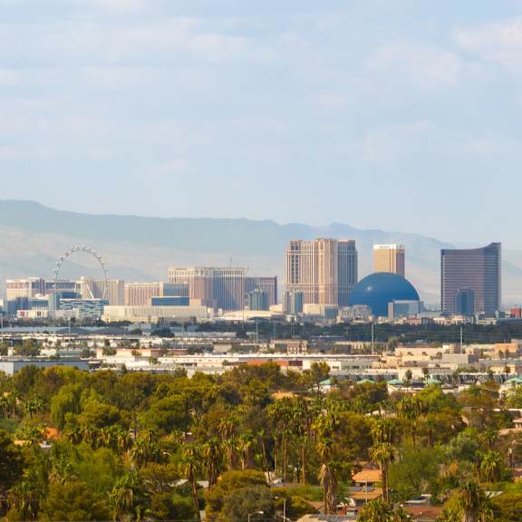 the skyline of the city