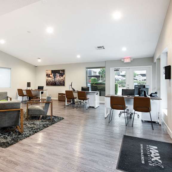 a picture of the leasing office