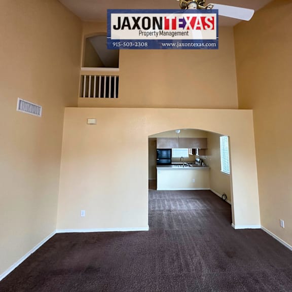 living room - fully carpeted