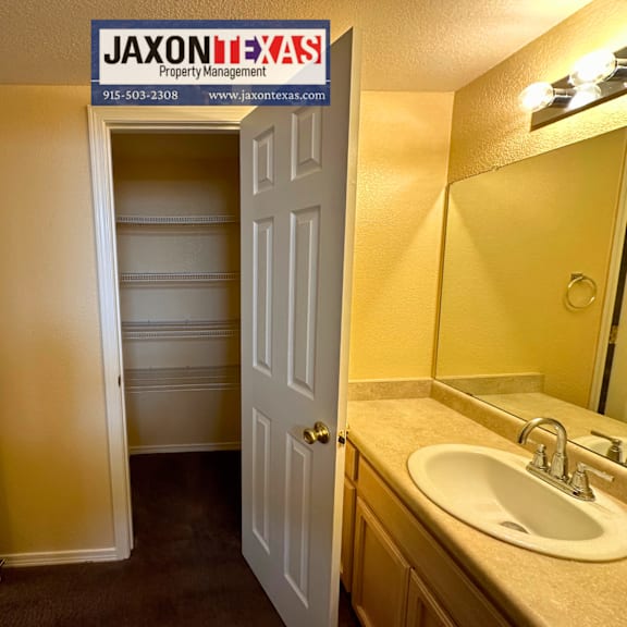 spacious closet
