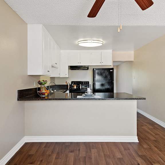 the floor of a nightclub with blue and green lights at terramonte apartment homes, pomona, ca, 91767