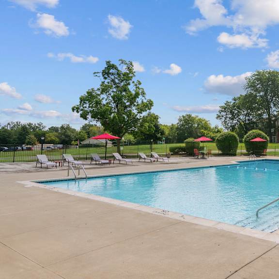 pool at residences at grand blanc apartments - grand blanc, mi, michigan