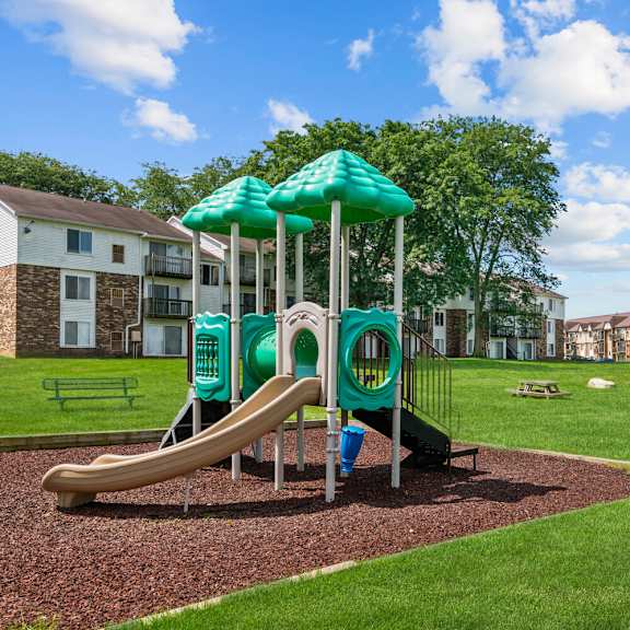 playground at residences at grand blanc apartments - grand blanc, mi, grand blanc twp, 48507
