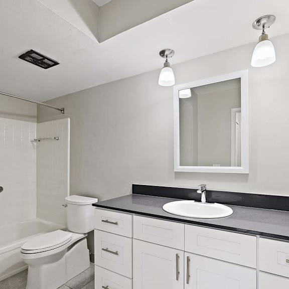 a bathroom with a sink and a toilet