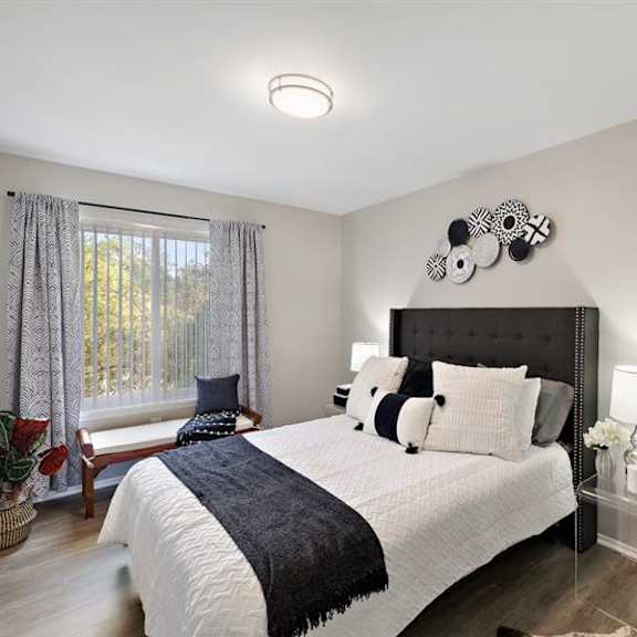 bedroom at residences at grand blanc apartments - grand blanc, mi, grand blanc twp, mi, 48507
