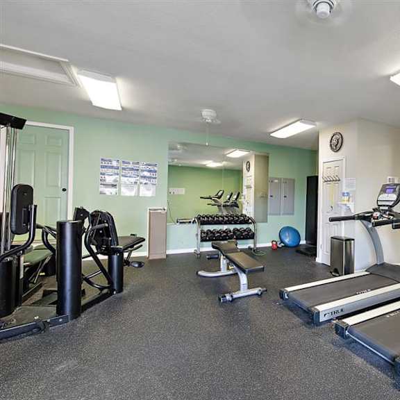 cardio machines at residences at grand blanc apartments - grand blanc, mi, michigan
