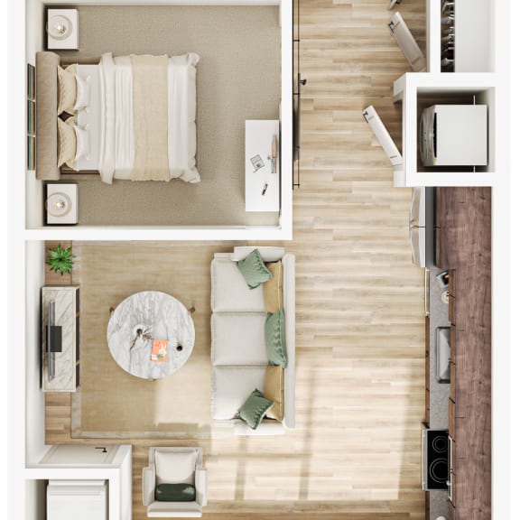 Thumbnail 1 of 2 1 bed 1 bath A at The Mera, St Louis Park